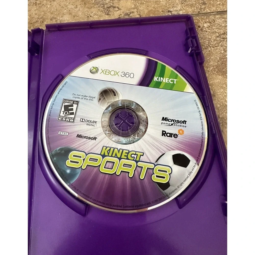 Kinect Sports (Xbox 360, 2010) With Manuel